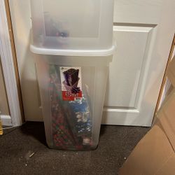 Gift Wrap Storage Container