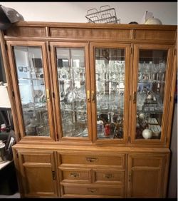 Dining set and China cabinet