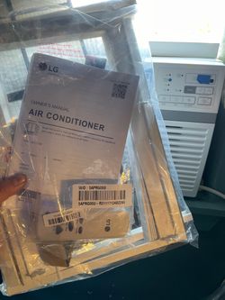 Ac  Remote and extra accessories to install a.c plus L.G Thin q fliter