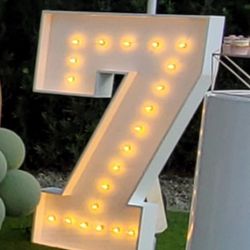 Marquee Numbers For Party Props 4ft Tall