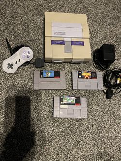 Super Nintendo And Games