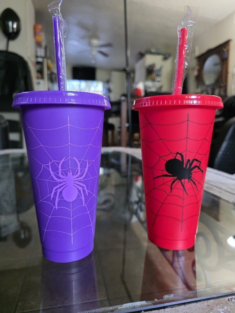 Spider Reusable Plastic Tumbler 
