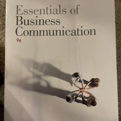 Essentials Of Business Communication 9ed