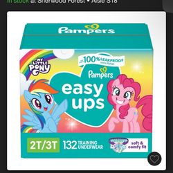 Pampers Easy Ups Girls' My Little Pony Disposable Training Underwear - 2Т-3T - 132ct