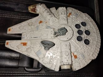 Vintage Millennium Falcon and Snowspeeder  Starwars Vehicles. 1977