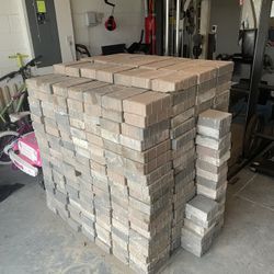 550 Brick Pavers.  6”x9” 