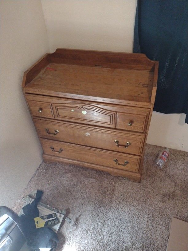 Vintage Changing Table With Drawers Furniture - Project Table
