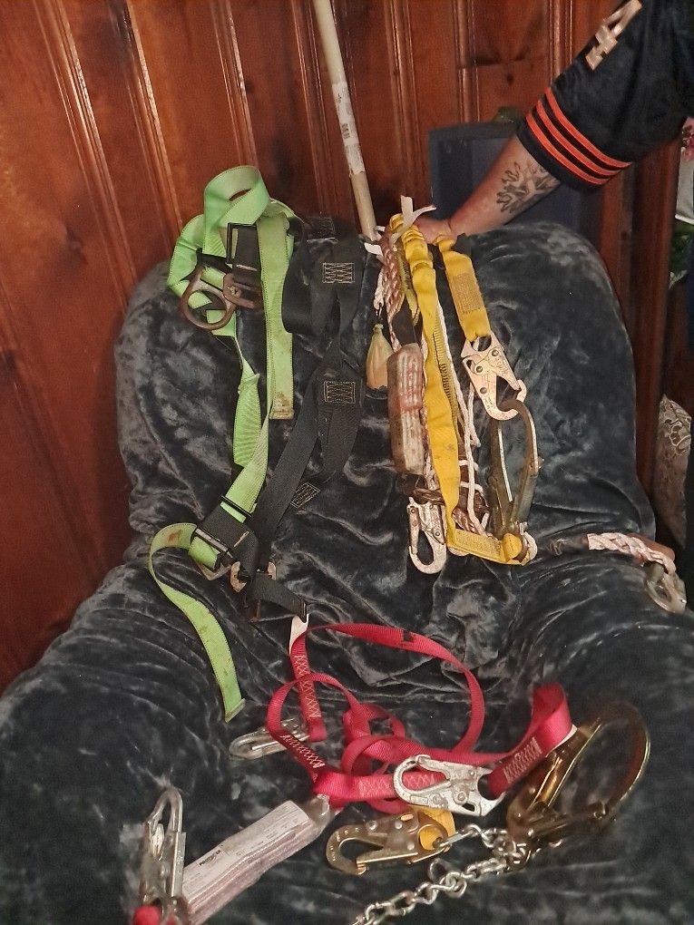 Tree Climbing Harness And Gear