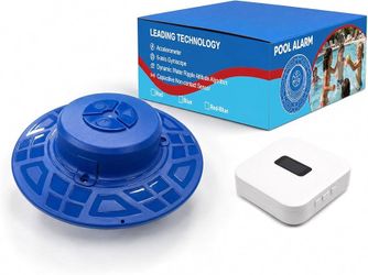 Pool Alarm w/ Indoor Receiver 110dB Floating Safety Alarm for Pools