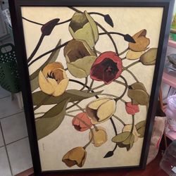 Shirley Novak Oil Painting – “Tulip Toss” – 36x24