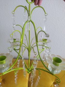 Light Green Chandelier