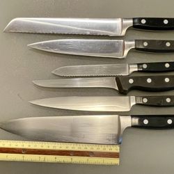 Six - Henkels (Twins) Professional knives