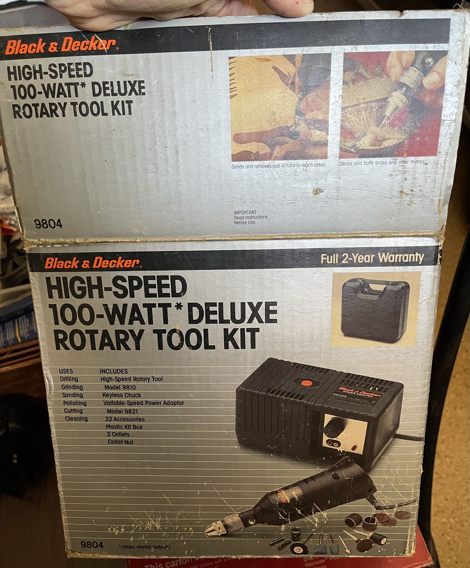 Black & Decker High-Speed 100- Watt Deluxe Rotary Tool Kit