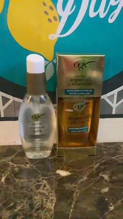 OGX Hair Oil Bundle – Coconut Milk & Argan Oil 2 for $12 price is firm