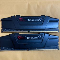 G.SKILL RIPJAWS V 32GB (2x16GB) 3200 MHz DDR4 RAM Memory Black F4-3200C16D-32GVK