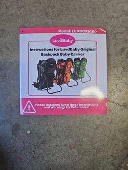 Luvdbaby Backpack Baby Carrier