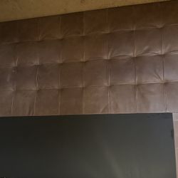 Article Brand Genuine Leather King Headboad