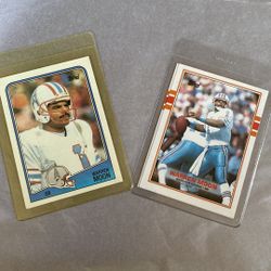 Warren Moon Houston Oilers 80’s Trading Cards