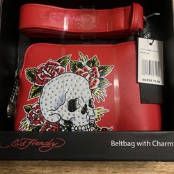 Ed hardy Beltbag With Charms Y2K