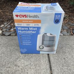 New Warm Mist Humidifier CVS box