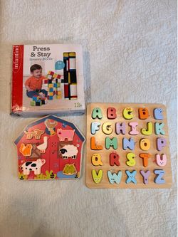 Puzzles & sensory blocks