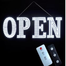 Business Open Sign Led 40“ X 14“ Super Bright
