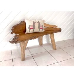 Teak Bench For Sale - Only Used Has A Decor✨✨Please Read Description