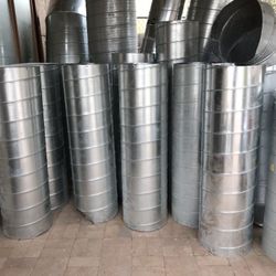 Spiral Duct - 14 inch diameter Multiple 4 foot pieces