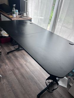 Large Black Desk computer desk