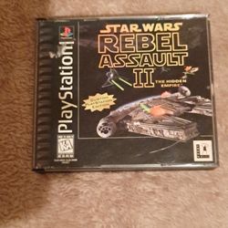 Star Wars Rebel Assult 2. PS1 Can also be Played on PS2.