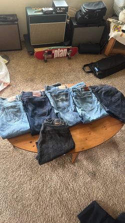 Quality Selvedge lot for cheap! 38x31 sizes Levis naked and famous hiroshi kato