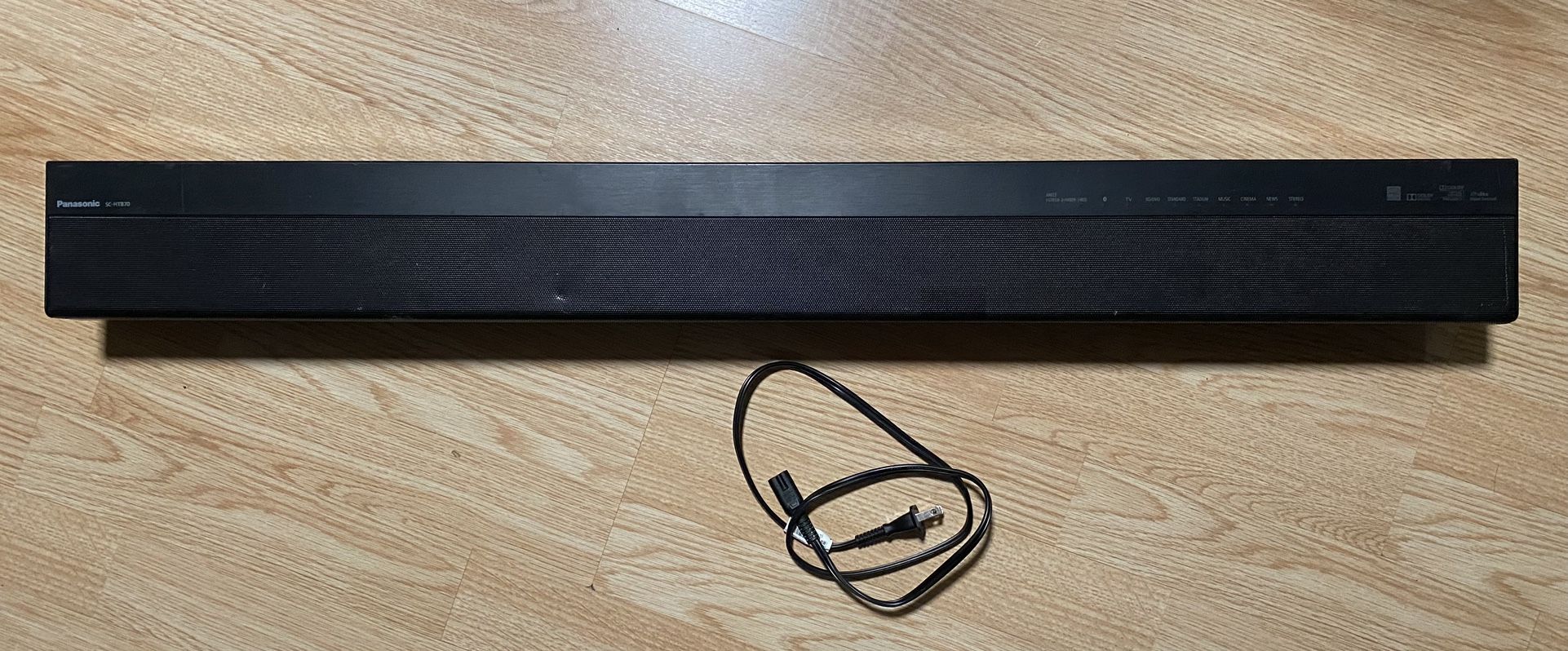 Panasonic SC-HTB70 Multi-Positional Bluetooth Sound Bar w/Power Adapter