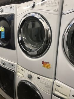 Whirlpool washer and dryer white