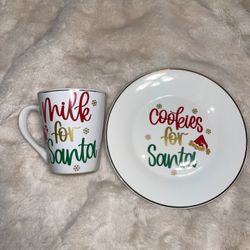 Milk And Cookies For Santa Set 🎄🎅