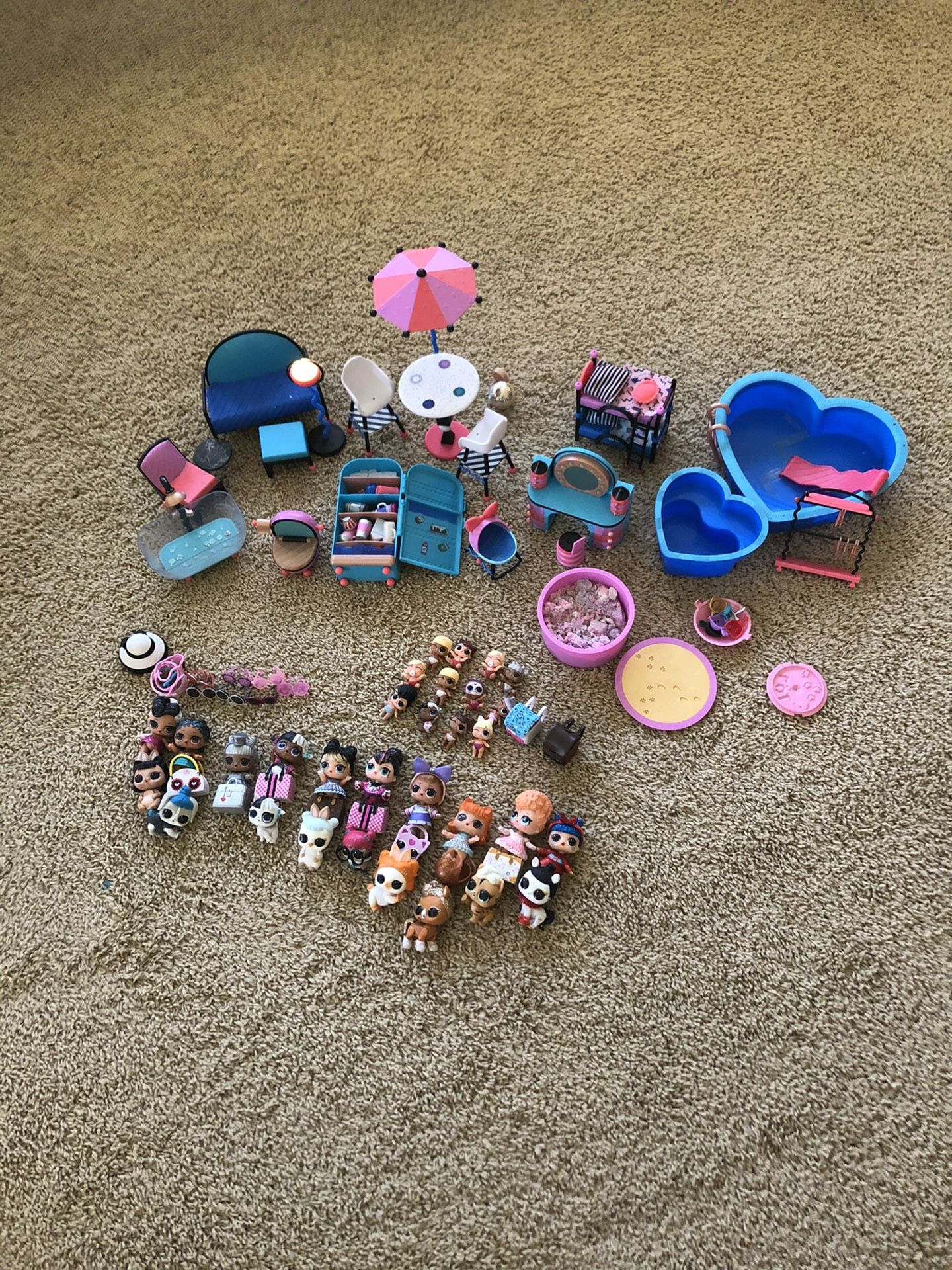 LOL doll house furniture dolls pets babies and accessories