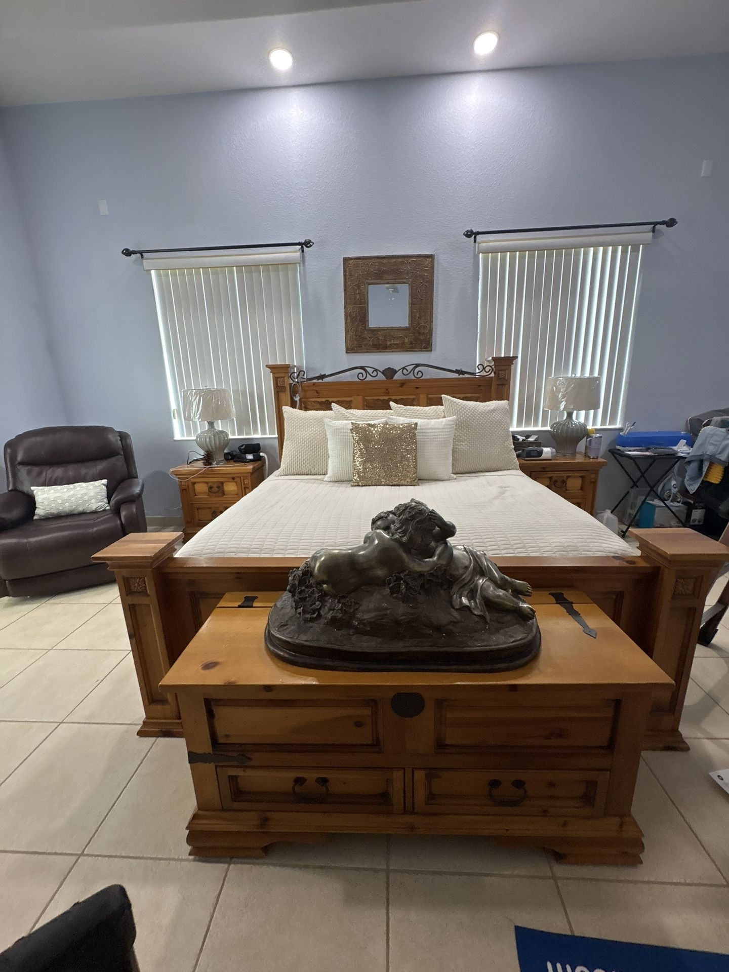 King Size Bed Frame And Storage Only