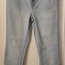 1822 Denim "Taylor" Straight Leg Crop Cuff Jeans (Like New)
