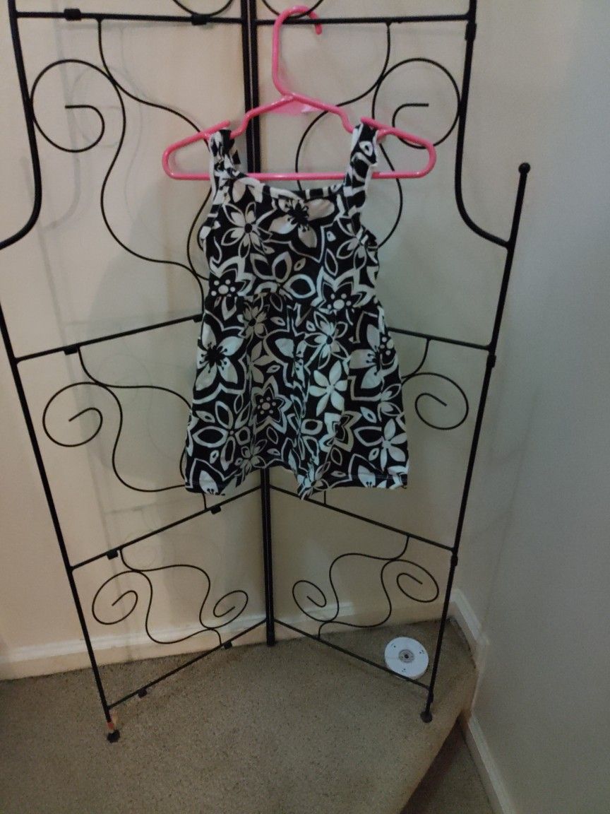 GirlsBlack And White Sundress