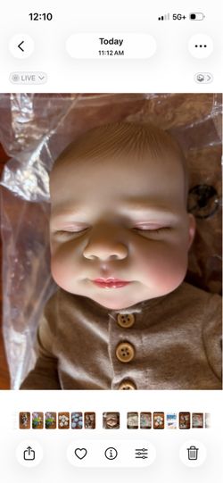 Reborn Baby Doll Sleeping Newborn