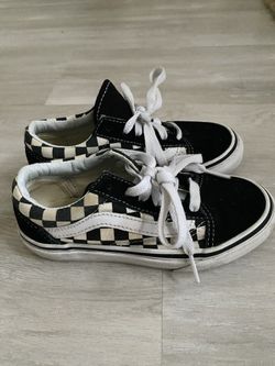 Checkered Vans size 13 VGUC Cute!! Toddler Kids Baby Shoes