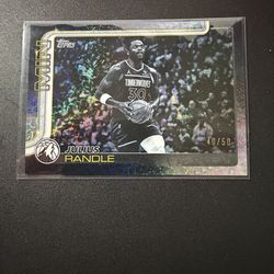 Julius Randle Blackout HoloFoil Target Exclusive #110
