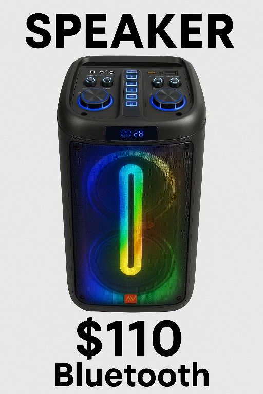 BLUETOOTH PORTABLE SPEAKER KARAOKE BRAND NEW 