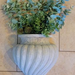 Italian Decor and Planter for Indoor or Outdoor Wall