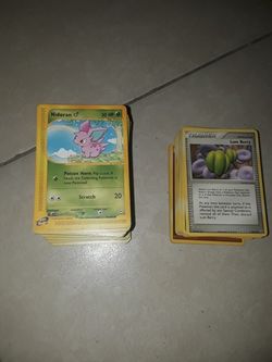 Pokemon card of different years
