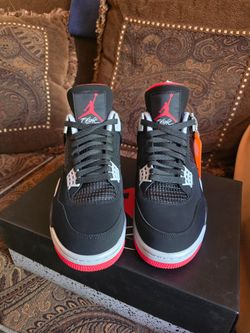 Sz 8.5m Jordan 4 bred cement gray 2019