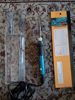 60 watt SOLDERING IRON WITH ADJUSTABLE TEMP