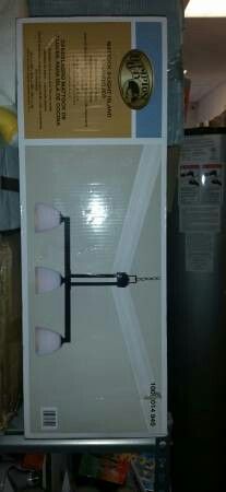 Hampton Bay Mattock 3-Light Oil Rubbed Bronze Island Light