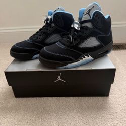 Air Jordan 5 Retro Black University Blue