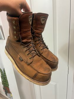 Red wing boots sz 10 steel toe