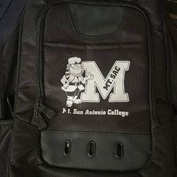 Black Mt. San Antonio College Back Pack
